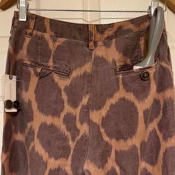 Anthropologie Giraffe Print Joggers - Picture 12 of 15